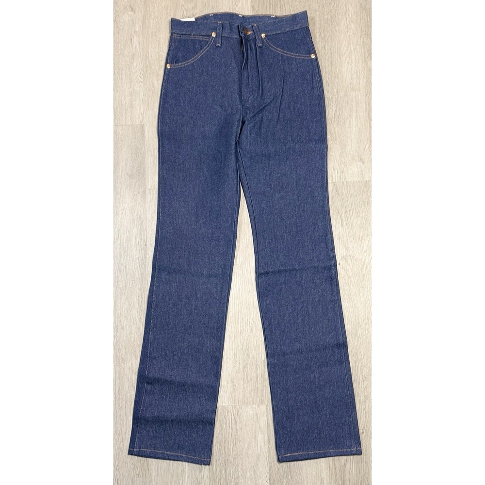 Wrangler Cowboy Cut Jeans Men's Size 29x34 936 Slim Fit Straight Rigid Indigo